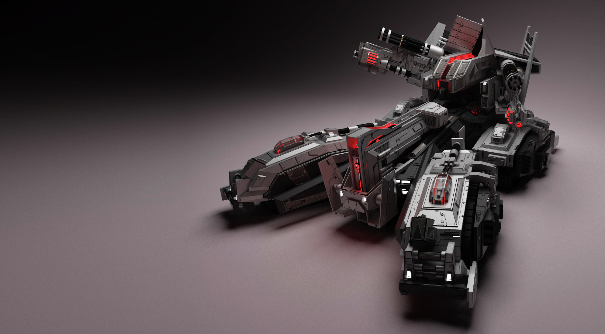 科幻戰(zhàn)車 融合三維機(jī)械美學(xué)的未來之騎