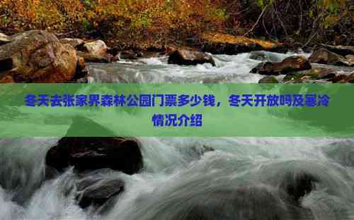 張家界森林公園冬季旅游指南 門票價(jià)格、開放情況及寒冷狀況全解析